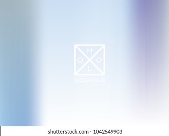Blue background. Iridescent cover.  Abstract soft pastel colors backdrop.  Trendy creative vector cosmic gradient. Mesh blue foil.  Creative neon template for banner. Vibrant print.