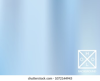 Blue background. Iridescent cover.  Abstract neon colors backdrop.  Trendy creative vector cosmic gradient. Mesh blue foil.  Creative neon template for banner. Vibrant print.