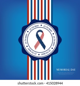 Blue background with an isolated banner and a peace symbol