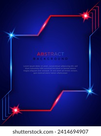 Blauer Hintergrund mit hellen Effekten