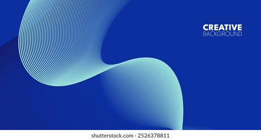 Un fondo azul con líneas onduladas de color azul claro.