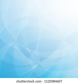 Blue Background With Line With Gradient Mesh, Vector Illustration