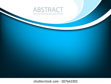 Blue background with blue line on white space for text and message modern artwork design