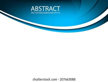 Blue background with blue line on white space for text and message modern artwork design