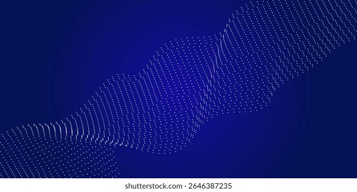Blue background with line waves and gradient variation. Suitable for user interface bakcground art websites 