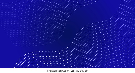 Fondo azul con ondas de línea y variación de malla de gradiente. Adecuado para la textura de fondo de la interfaz de usuario