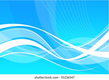Blue background with lines