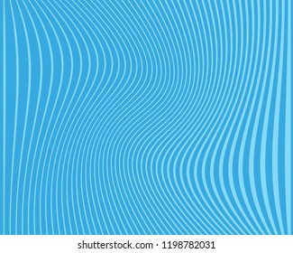 Blue background with lines of different thickness. Halftone effect. Abstract pattern for design layouts, covers, Wallpapers, business cards. Scalable vector illustration