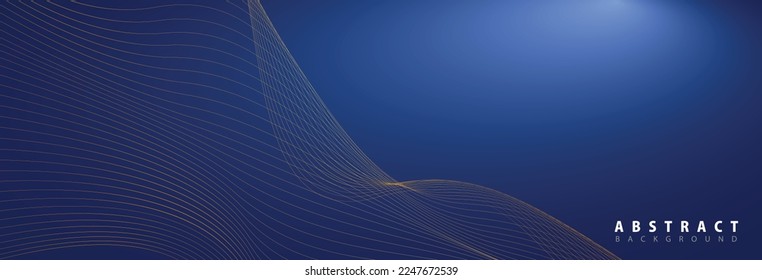 blue background lines wave abstract stripe design. blue abstract background for wide banner with modern pattern material texture. abstract futuristic technology 