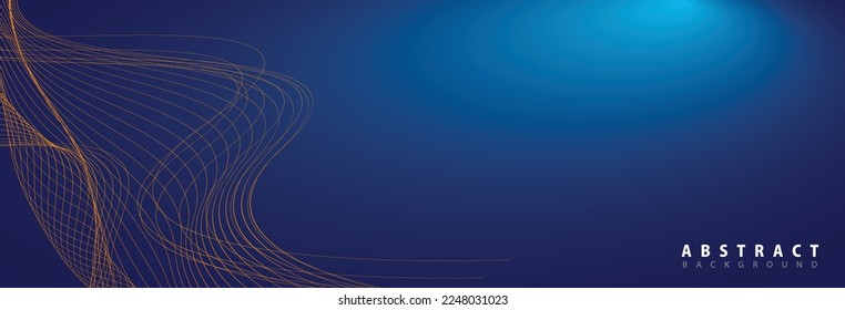 blue background lines wave abstract stripe design. blue abstract background for wide banner with modern pattern material texture. abstract futuristic technology 