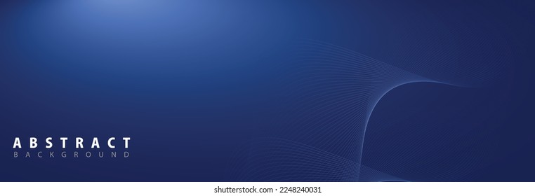 blue background lines wave abstract stripe design. blue abstract background for wide banner with modern pattern material texture. abstract futuristic technology 