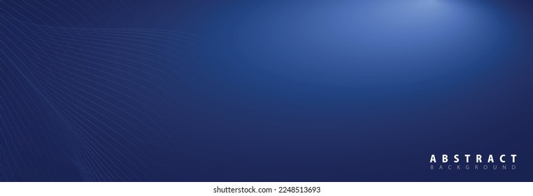 blue background lines wave abstract stripe design. blue abstract background for wide banner with modern pattern material texture. abstract futuristic technology 