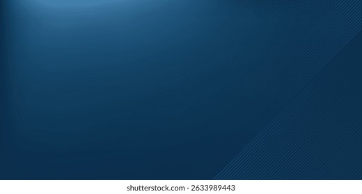 blue background lines wave abstract stripe design. blue abstract background for wide banner with modern pattern material texture. abstract futuristic technology 