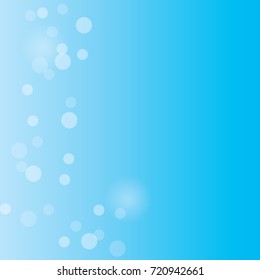 Blue background with little bokeh