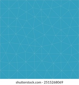 Blue background and Low Poly outline