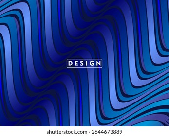 Blue background with luxury wave pattern, for digital luxury business banner, contemporary formal invitation, luxury voucher, gift certificate, etc.