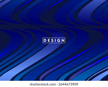 Blue background with luxury wave pattern, for digital luxury business banner, contemporary formal invitation, luxury voucher, gift certificate, etc.