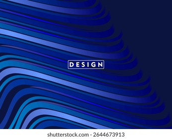 Blue background with luxury wave pattern, for digital luxury business banner, contemporary formal invitation, luxury voucher, gift certificate, etc.