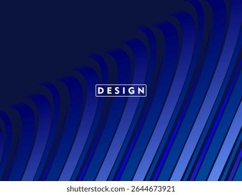 Blue background with luxury wave pattern, for digital luxury business banner, contemporary formal invitation, luxury voucher, gift certificate, etc.