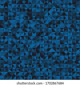 fondo azul con muchos triángulos para su diseño con efecto claro