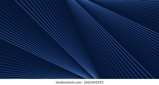 fundo azul metal padrão estilo de linha. ilustração vetorial.