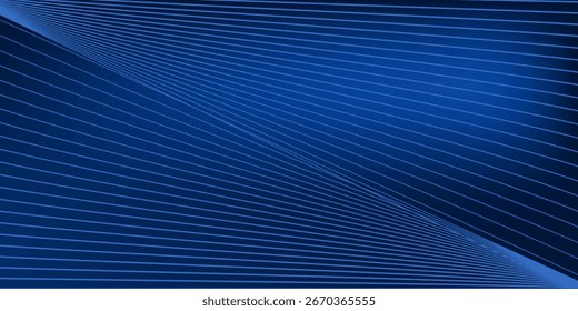 Estilo de línea de patrón de metal de fondo azul