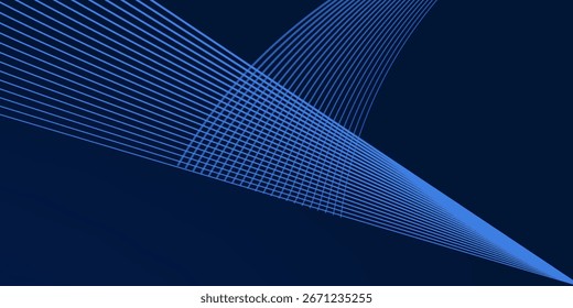 blue background metal pattern line style
