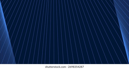 Estilo de línea de patrón de metal de fondo azul. Estética Moderna tecnología azul de fondo abstracto. EPS 10