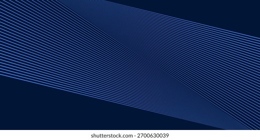 Estilo de línea de patrón de metal de fondo azul