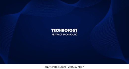 Estilo de línea de patrón de metal de fondo azul. Diseño de moda creativo moderno en Ilustración vectorial