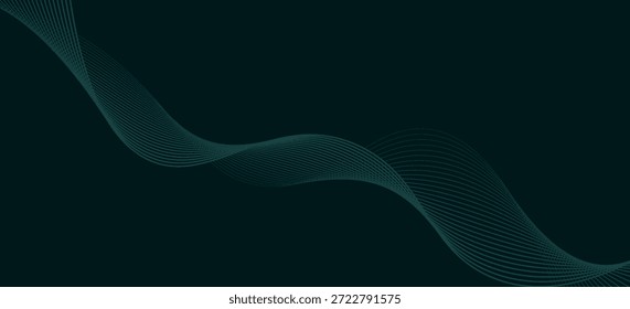 Estilo de línea de patrón de metal de fondo azul