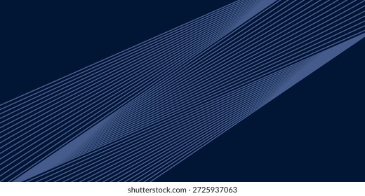 Blauer Hintergrund Metall Muster Linienstil. Moderne blaue Technologie abstrakter Hintergrund. EPS 10