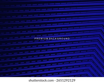 Fondo azul con líneas de onda abstractas modernas. Patrón ondulatorio de líneas delgadas de color azul oscuro que se superponen entre sí, creando un fondo abstracto dinámico y tecnológico.