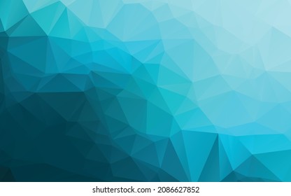 blue background, modern dark low poly effect with abstract gradient for backdrop.