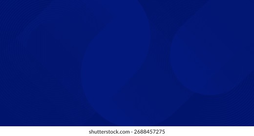 blue background. Modern simple blue geometric design. element line