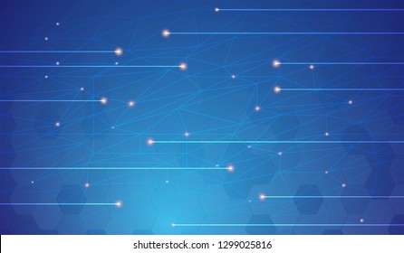 blue background modernization Vector concept