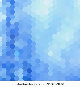blue background. Mosaic abstract background. polygonal style