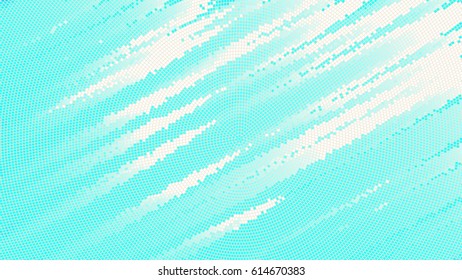 blue background. mosaic. Vector, abstraction. Twisted squares