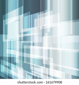 Blue background neon vector concept template