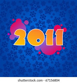 Blue background for new year