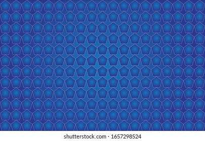 Blue background with a pattern of curved lines that adorn,Arts design