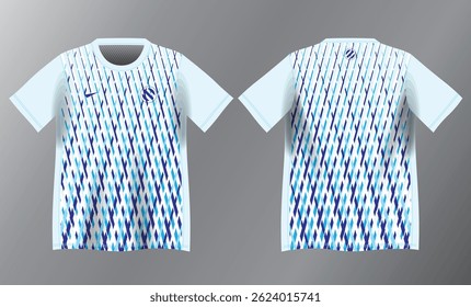 blue background pattern for sport jersey design mockup