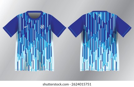 blue background pattern for sport jersey design mockup