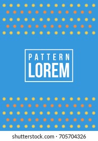 Blue background pattern style collection