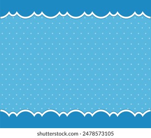 Blue background with polka dot, lace and pastel color for wallpapers, themes, banners, cards, flyers and social media. 
Cute blue lace wallpaper. 
