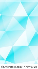 Blue background of polygonal elements. Triangles. Vector illustration. Abstraction