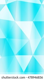 Blue background of polygonal elements. Triangles. Vector illustration. Abstraction