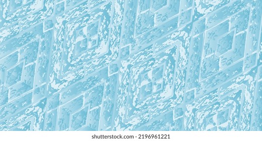 Blue background for postcards and flyers. Blue winter background. Vector illustration