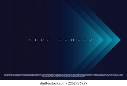 Blue background premium abstract with dark luxury elements. Exclusive wallpaper design for poster, brochure, presentation, website, mailers etc.