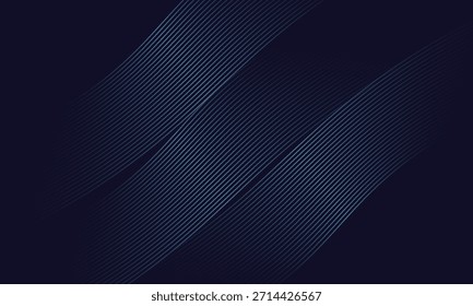 Fondo azul premium abstracto con Elementos lujosos oscuros. Ciencia ficción y aprendizaje profundo, antecedentes científicos. Diseño exclusivo del Fondo de pantalla para el cartel, el folleto, la presentación, el Sitio web, los mailers etc.

